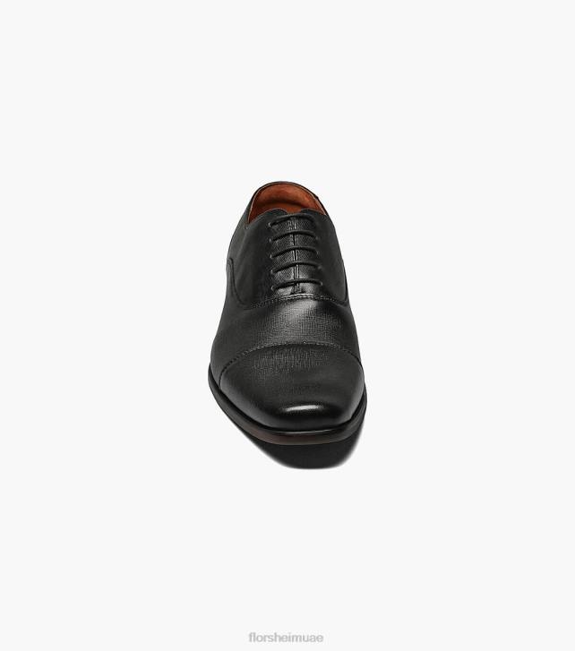Florsheim رجال بوستينو 1 كاب تو بالمورال أكسفورد 6B6H116 أسود الأحذية
