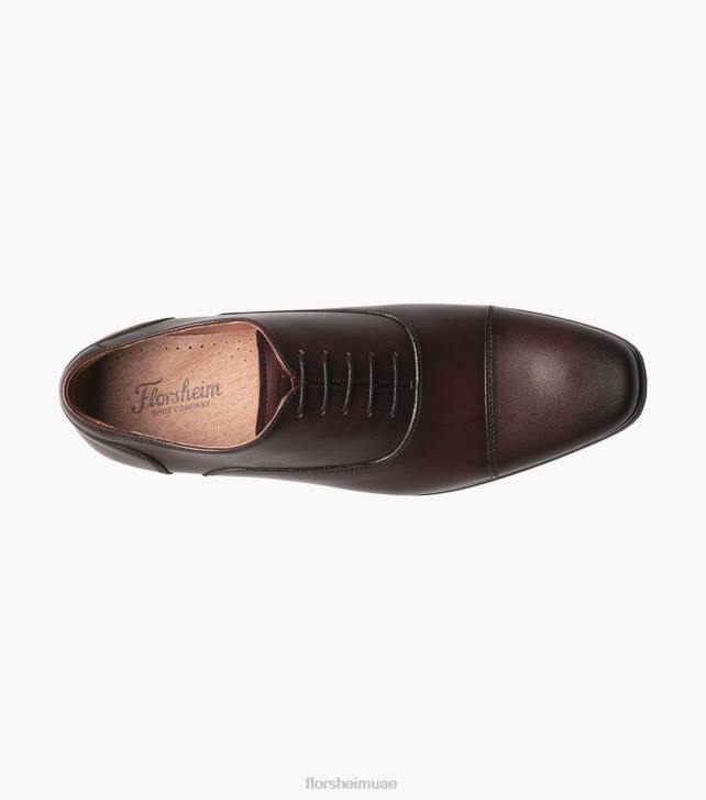 Florsheim رجال بوستينو 1 كاب تو بالمورال أكسفورد 6B6H118 خمر الأحذية