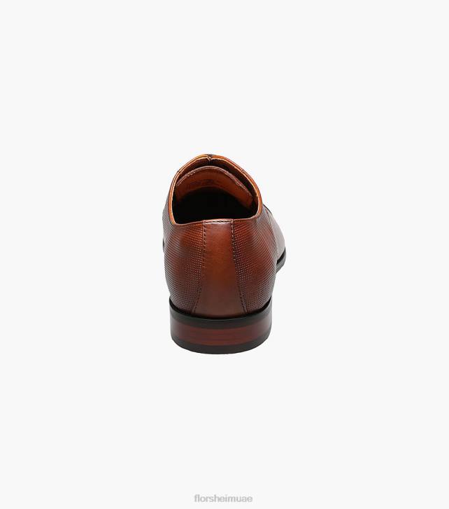 Florsheim رجال بوستينو 1 كاب تو أكسفورد 6B6H119 كونياك الأحذية
