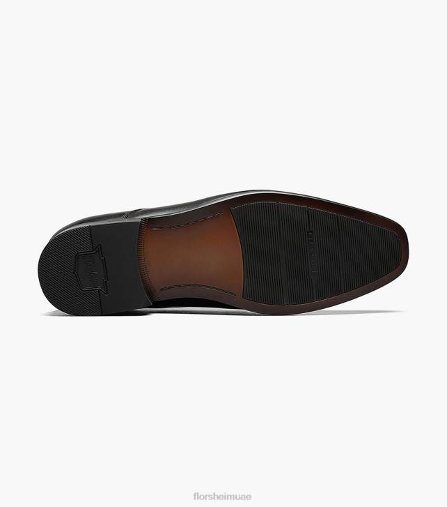 Florsheim رجال بوستينو 1 كاب تو أكسفورد 6B6H121 ناعم أسود الأحذية