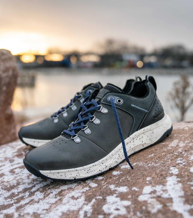 Florsheim رجال فقي لايت 1 حذاء رياضي برباط من الأمام 6B6H316 رمادي الأحذية