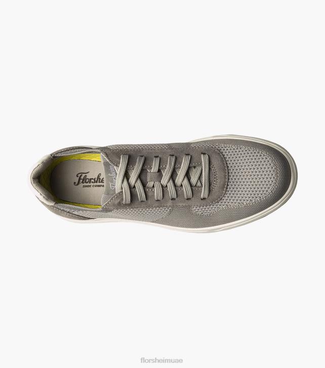 Florsheim رجال سرقة 1 حذاء رياضي متماسكة 6 عيون من الدانتيل إلى إصبع القدم 6B6H18 رمادي الأحذية