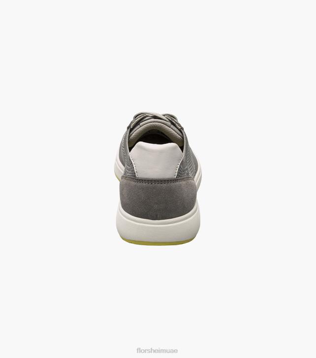 Florsheim رجال سرقة 1 حذاء رياضي متماسكة 6 عيون من الدانتيل إلى إصبع القدم 6B6H18 رمادي الأحذية