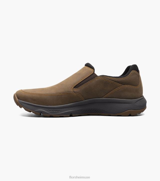 Florsheim رجال فقي لايت 1 moc الانزلاق على اصبع القدم 6B6H307 الفصل البني الأحذية