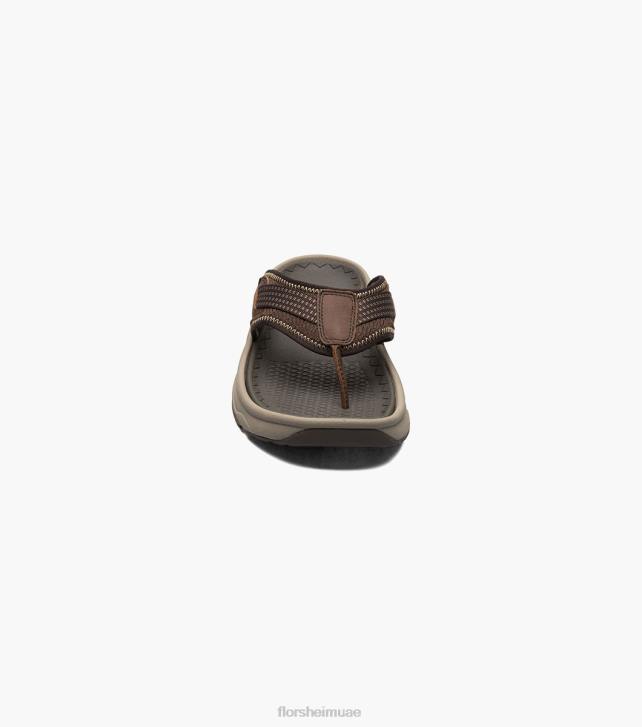 Florsheim رجال فقي لايت 2 صندل ثونغ 6B6H369 الفصل البني الأحذية