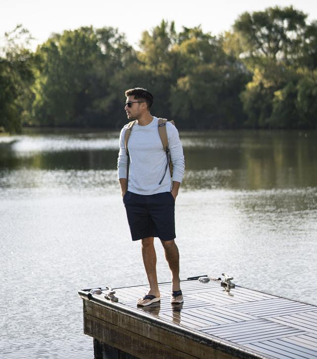 Florsheim رجال فقي لايت 2 صندل ثونغ 6B6H370 القوات البحرية الأحذية