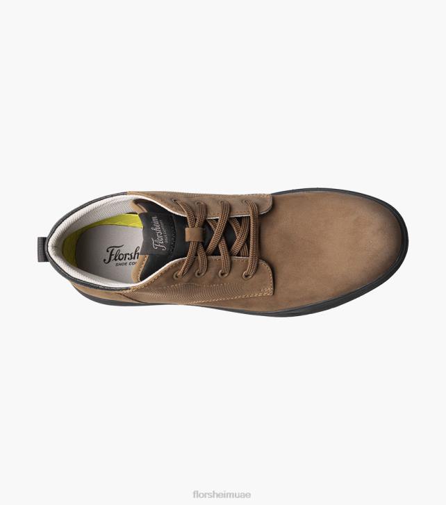 Florsheim رجال سرقة 2 اصبع القدم عادي التمهيد chukka 6B6H31 موكا الأحذية