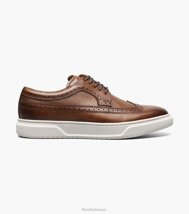 Florsheim رجال حذاء رياضي بريمير برباط 6B6H107 كونياك الأحذية
