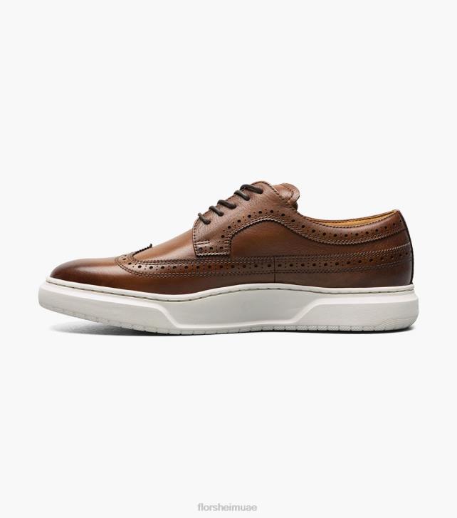Florsheim رجال حذاء رياضي بريمير برباط 6B6H107 كونياك الأحذية