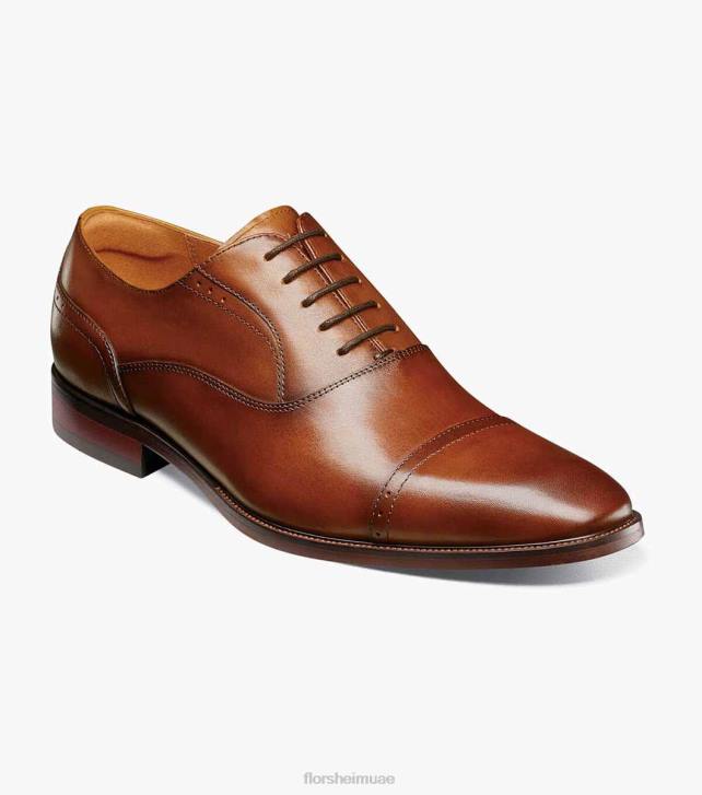 Florsheim رجال سورينتو كاب تو أكسفورد 6B6H142 كونياك الأحذية