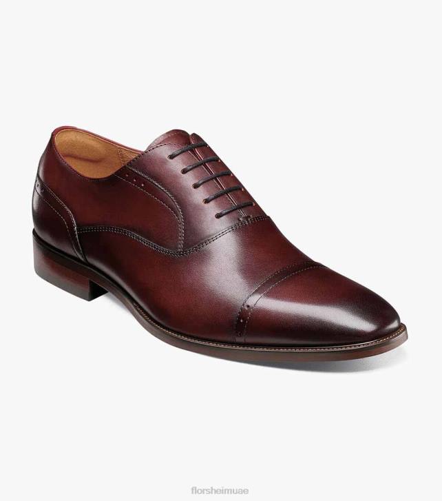 Florsheim رجال سورينتو كاب تو أكسفورد 6B6H143 بورجوندي الأحذية