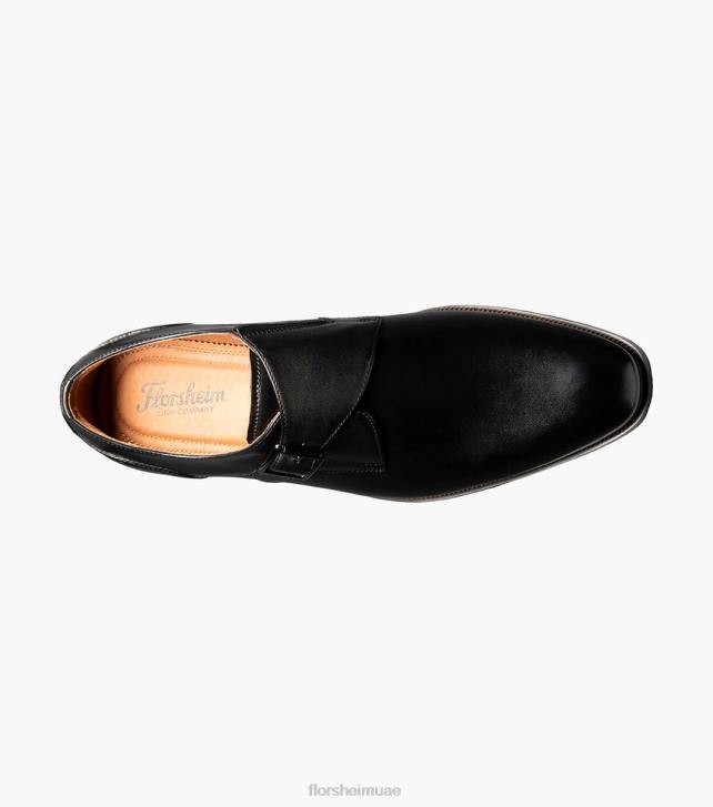 Florsheim رجال سورينتو اصبع القدم عادي حزام راهب واحد 6B6H145 أسود الأحذية