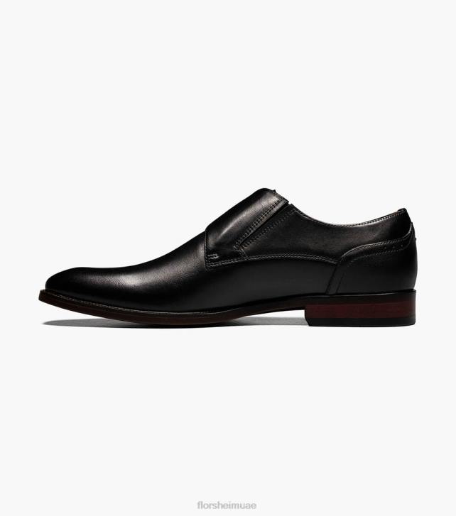 Florsheim رجال سورينتو اصبع القدم عادي حزام راهب واحد 6B6H145 أسود الأحذية