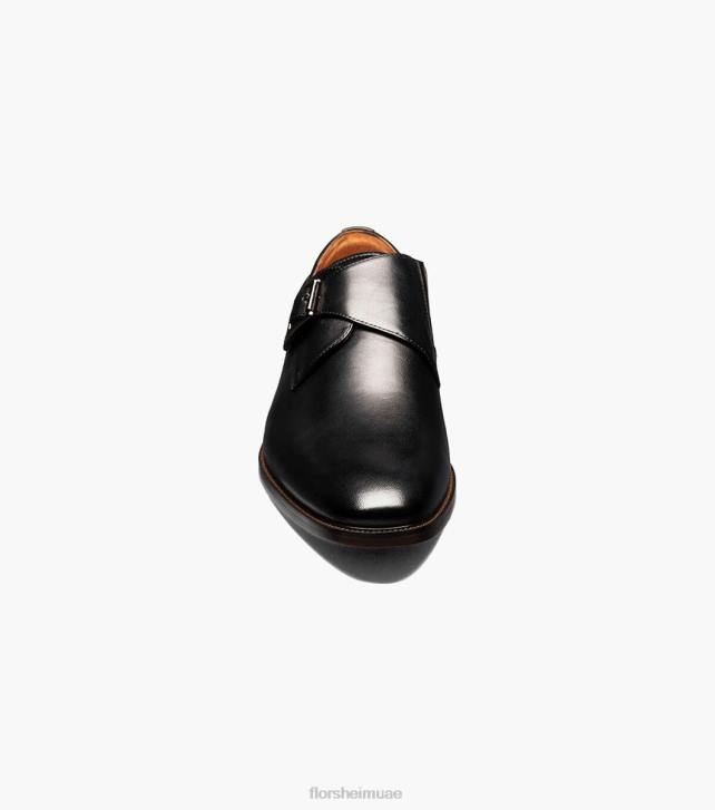 Florsheim رجال سورينتو اصبع القدم عادي حزام راهب واحد 6B6H145 أسود الأحذية