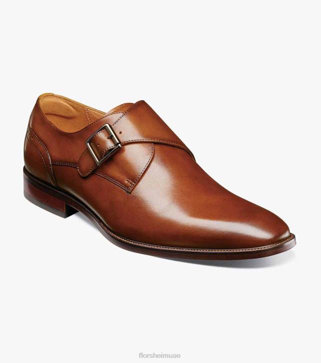 Florsheim رجال سورينتو اصبع القدم عادي حزام راهب واحد 6B6H146 كونياك الأحذية