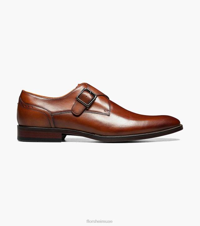Florsheim رجال سورينتو اصبع القدم عادي حزام راهب واحد 6B6H146 كونياك الأحذية