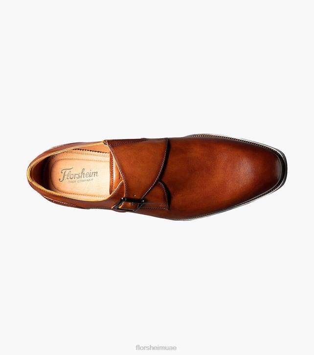 Florsheim رجال سورينتو اصبع القدم عادي حزام راهب واحد 6B6H146 كونياك الأحذية