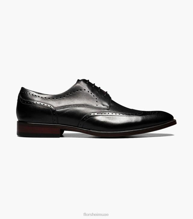 Florsheim رجال أكسفورد وينج تيب سورينتو 6B6H147 أسود الأحذية
