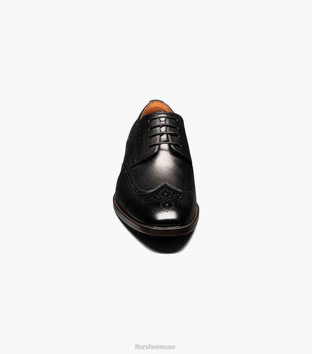 Florsheim رجال أكسفورد وينج تيب سورينتو 6B6H147 أسود الأحذية