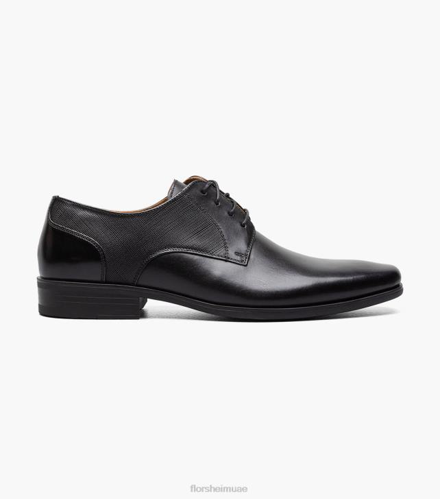 Florsheim رجال جاكسون اصبع القدم عادي أكسفورد 6B6H149 أسود الأحذية