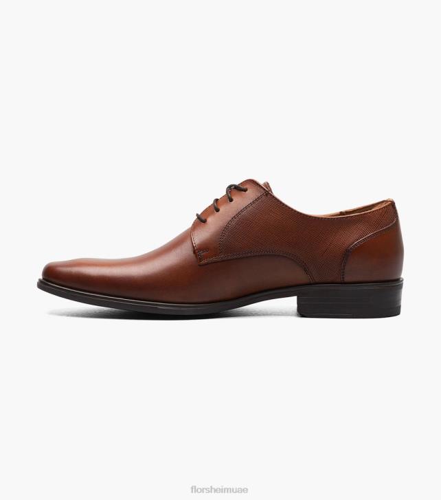 Florsheim رجال جاكسون اصبع القدم عادي أكسفورد 6B6H150 كونياك الأحذية