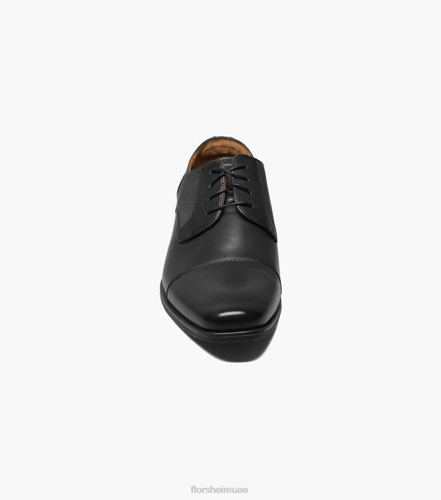 Florsheim رجال جاكسون كاب اصبع القدم أكسفورد 6B6H152 أسود الأحذية