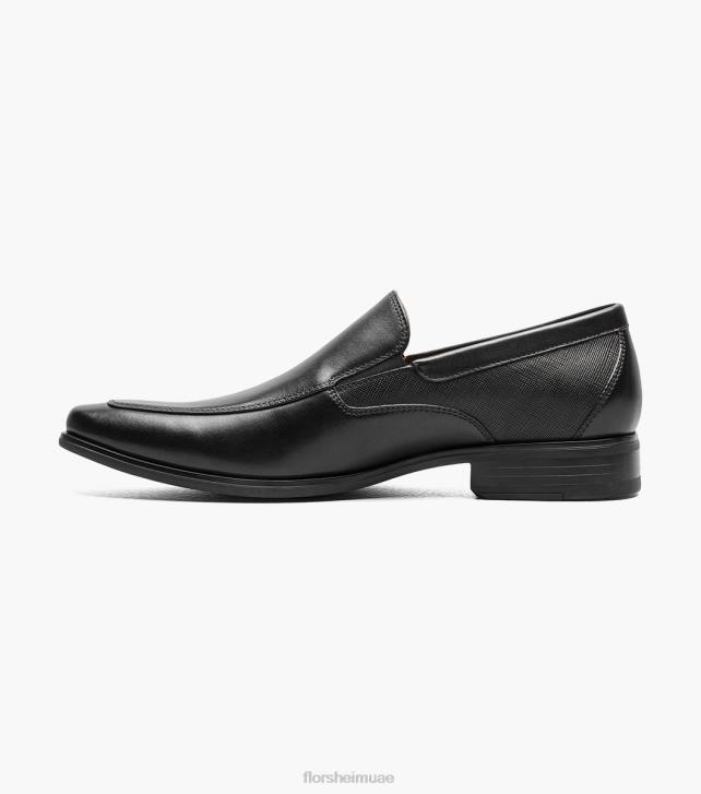 Florsheim رجال جاكسون زلة اصبع القدم 6B6H154 أسود الأحذية