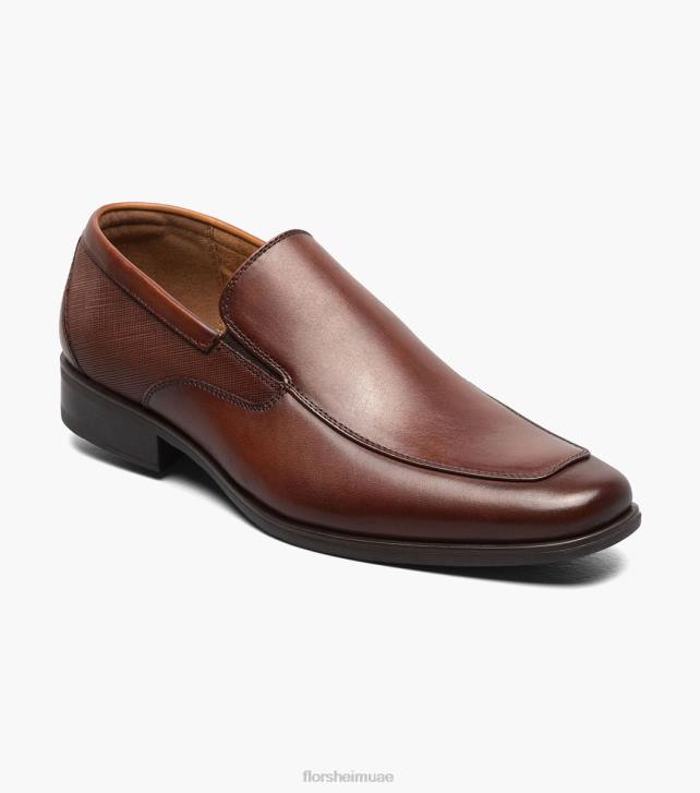 Florsheim رجال جاكسون زلة اصبع القدم 6B6H155 كونياك الأحذية