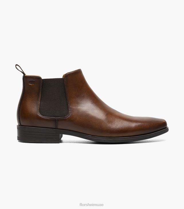 Florsheim رجال جاكسون عادي اصبع القدم الحذاء جور 6B6H156 كونياك الأحذية