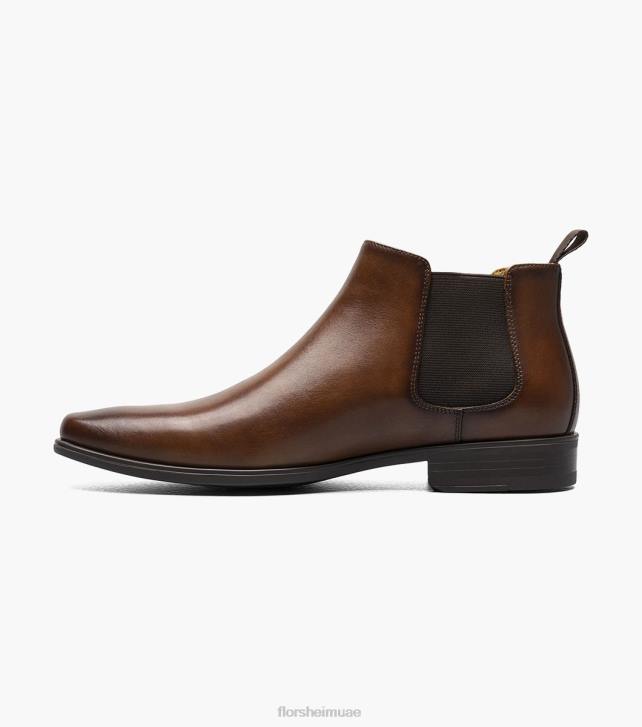 Florsheim رجال جاكسون عادي اصبع القدم الحذاء جور 6B6H156 كونياك الأحذية