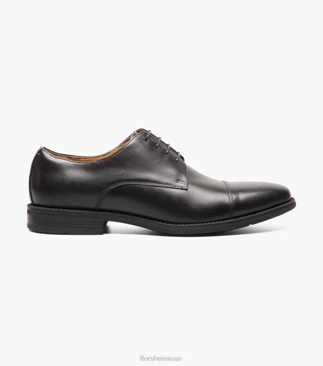 Florsheim رجال سانتوتشي كاب تو أكسفورد 6B6H159 أسود الأحذية