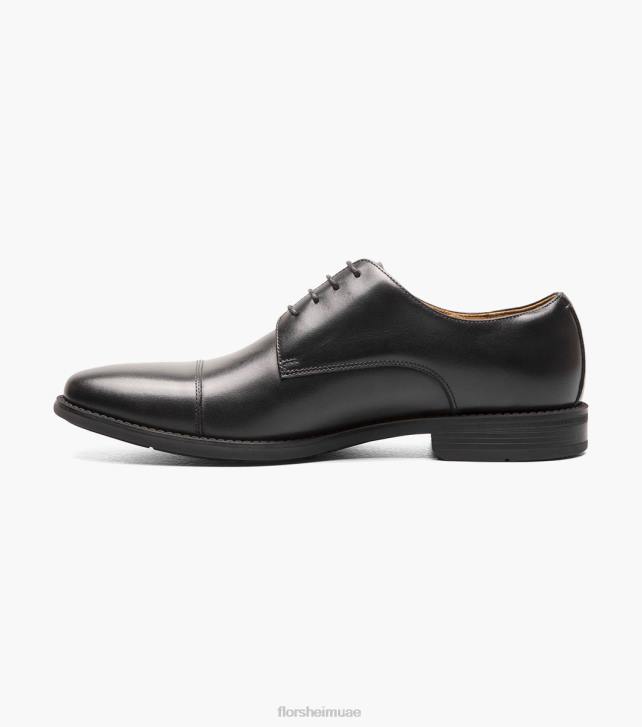 Florsheim رجال سانتوتشي كاب تو أكسفورد 6B6H159 أسود الأحذية