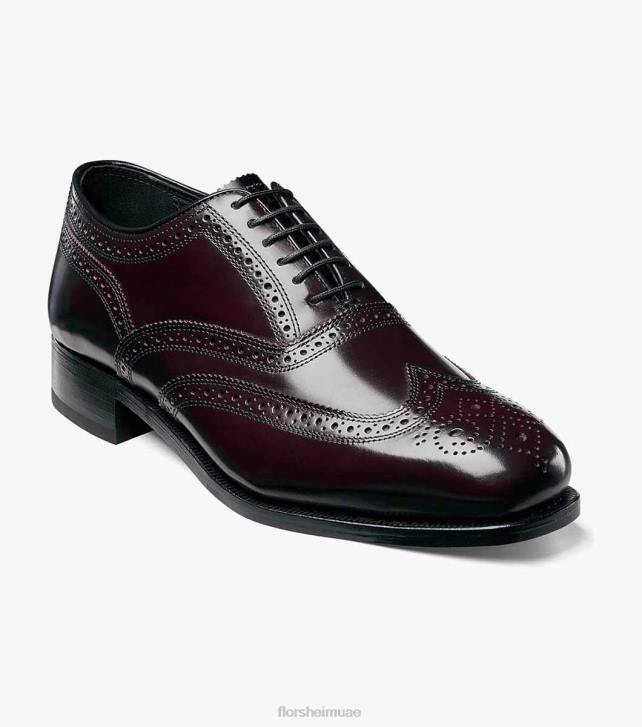 Florsheim رجال ليكسينغتون وينج تيب أكسفورد 6B6H170 بورجوندي الأحذية