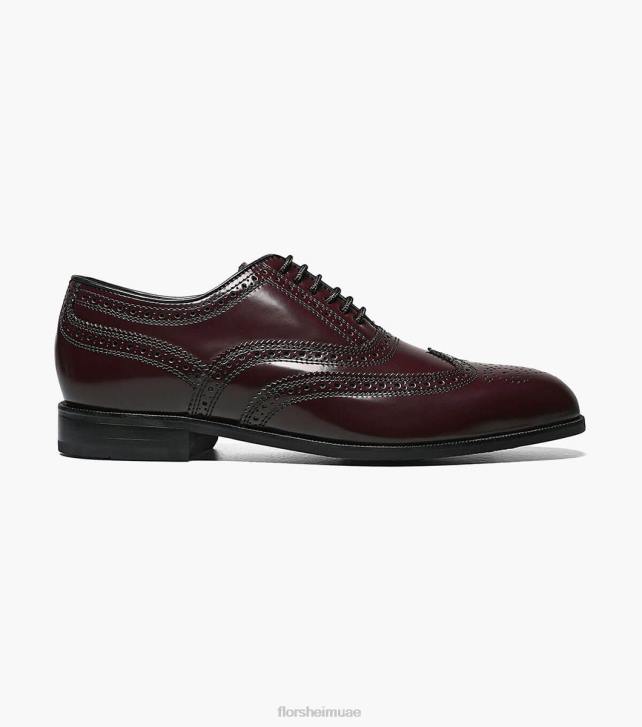 Florsheim رجال ليكسينغتون وينج تيب أكسفورد 6B6H170 بورجوندي الأحذية