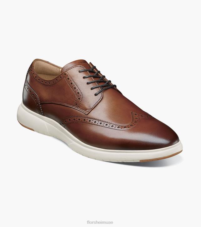 Florsheim رجال اندفاعة وينغتيب أكسفورد 6B6H172 كونياك متعدد الأحذية