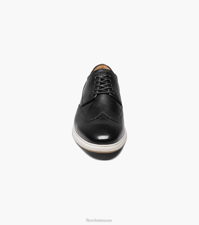Florsheim رجال اندفاعة وينغتيب أكسفورد 6B6H173 أسود / أبيض الأحذية