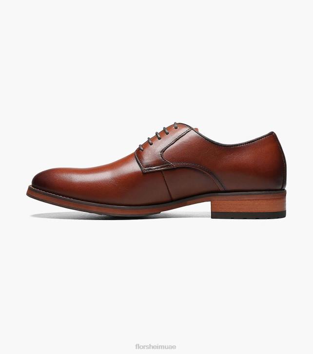 Florsheim رجال الحريق سهل اصبع القدم أكسفورد 6B6H187 كونياك الأحذية
