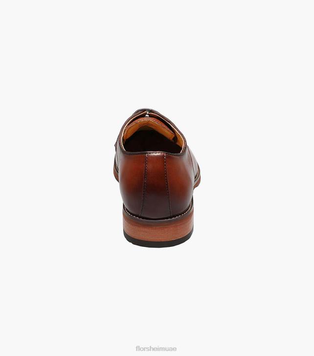 Florsheim رجال الحريق سهل اصبع القدم أكسفورد 6B6H187 كونياك الأحذية