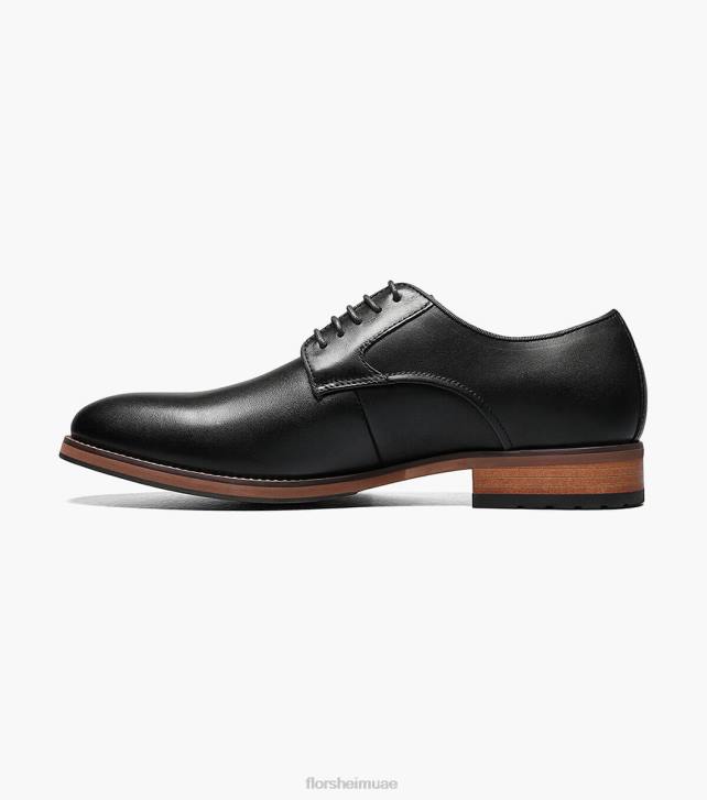 Florsheim رجال الحريق سهل اصبع القدم أكسفورد 6B6H188 أسود الأحذية