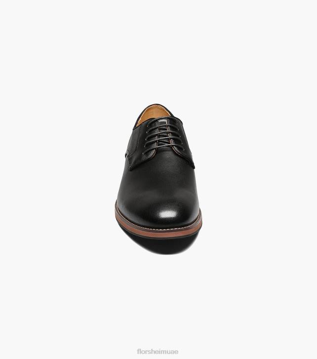 Florsheim رجال الحريق سهل اصبع القدم أكسفورد 6B6H188 أسود الأحذية