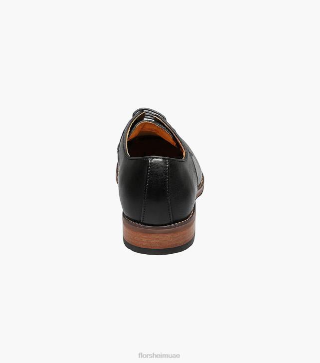 Florsheim رجال الحريق سهل اصبع القدم أكسفورد 6B6H188 أسود الأحذية