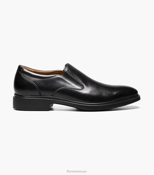 Florsheim رجال توقع ماء عادي الانزلاق على اصبع القدم 6B6H191 أسود الأحذية