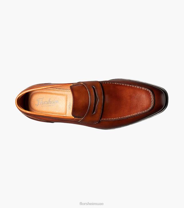 Florsheim رجال سورينتو موك تو بيني متعطل 6B6H198 كونياك الأحذية