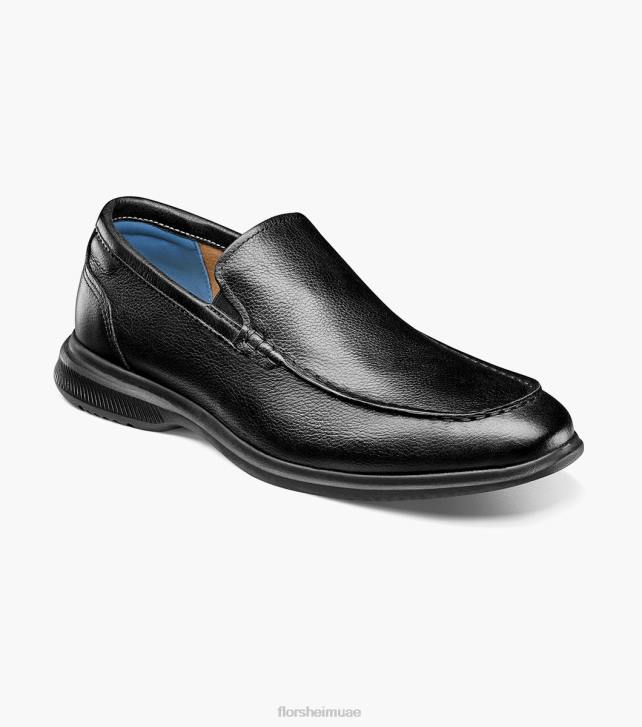 Florsheim رجال هامبتونز موك اصبع القدم البندقية متعطل 6B6H2 أسود الأحذية