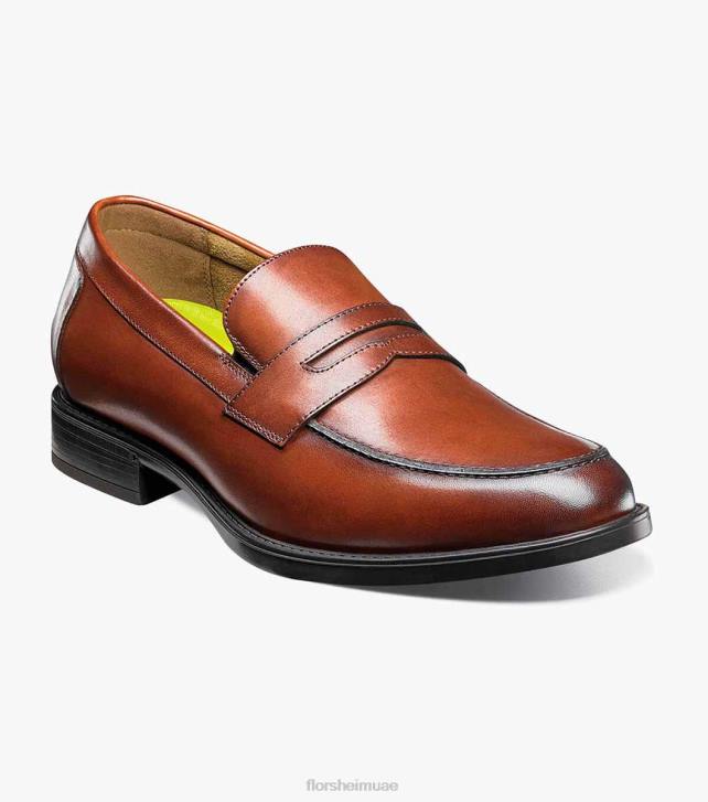 Florsheim رجال ميدتاون موك تو بيني متعطل 6B6H201 كونياك الأحذية