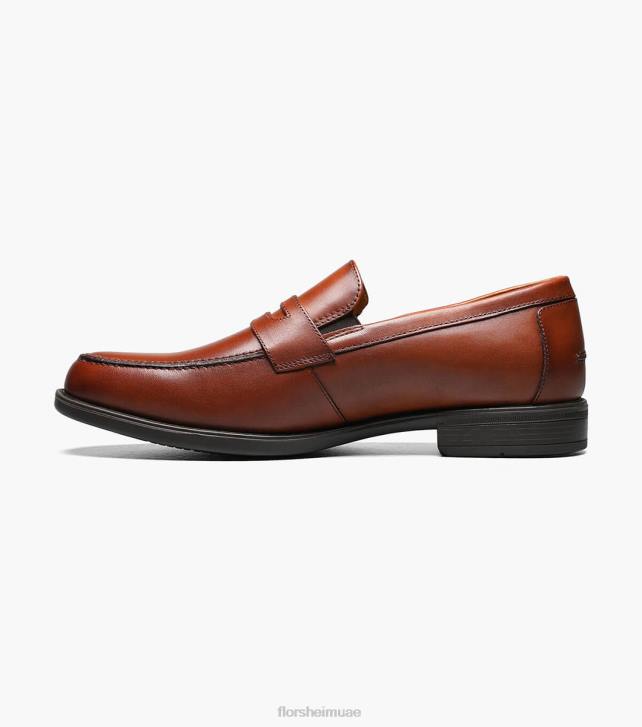 Florsheim رجال ميدتاون موك تو بيني متعطل 6B6H201 كونياك الأحذية