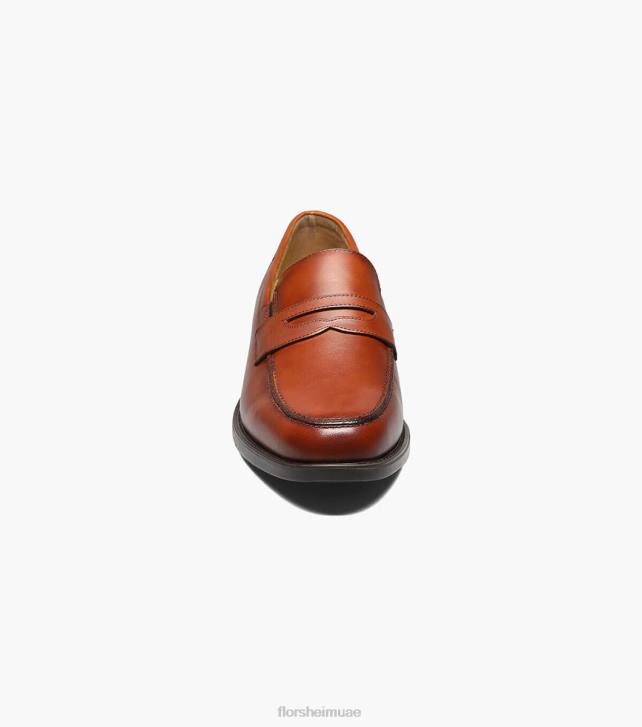 Florsheim رجال ميدتاون موك تو بيني متعطل 6B6H201 كونياك الأحذية