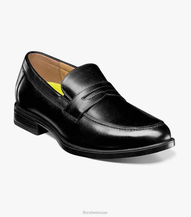 Florsheim رجال ميدتاون موك تو بيني متعطل 6B6H202 أسود الأحذية