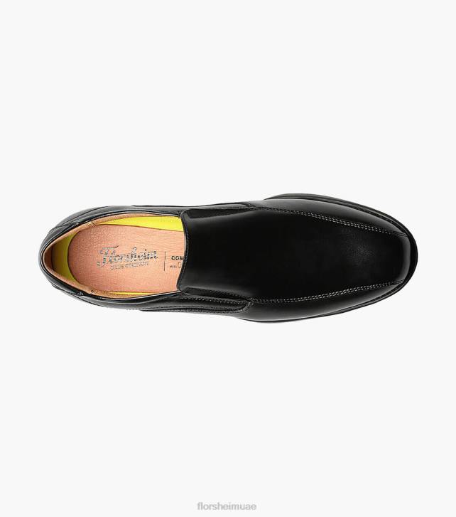 Florsheim رجال زلة اصبع القدم الدراجة منتصف المدينة 6B6H203 أسود الأحذية
