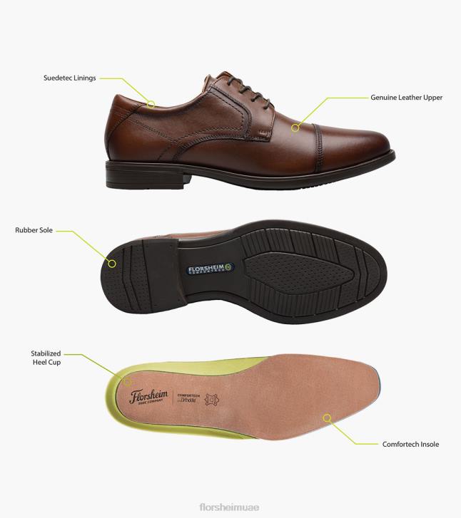 Florsheim رجال ميدتاون سهل اصبع القدم سستة التمهيد 6B6H204 أسود الأحذية